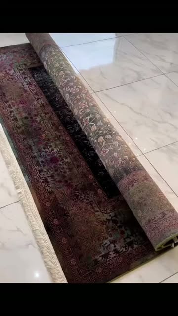 فرش ۱۲۰۰ شانه تراکم سطح نخ اکرولیک هیت ست شده